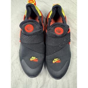 Nike Air Huarache Extreme Black Volt Orange Mens 7 Running Shoes Strap
